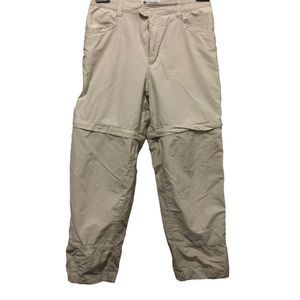Columbia Women’s 6R Convertible Pants Hiking Outdoor Beige